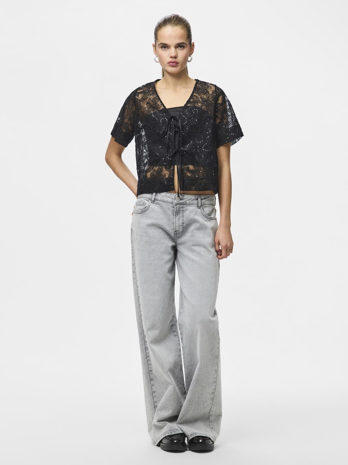 PCLOUISE Top - Black - VERO MODA & VILA Bergvik